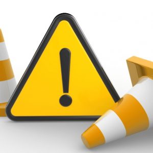 placas de advertência